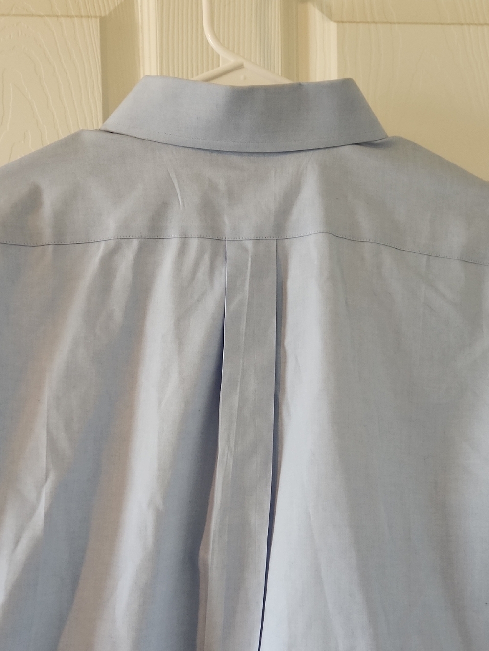 Brooks Brothers Light Blue Cotton Dress Shirt 17 1/2 6/7 Non Iron - Picture 8 of 9